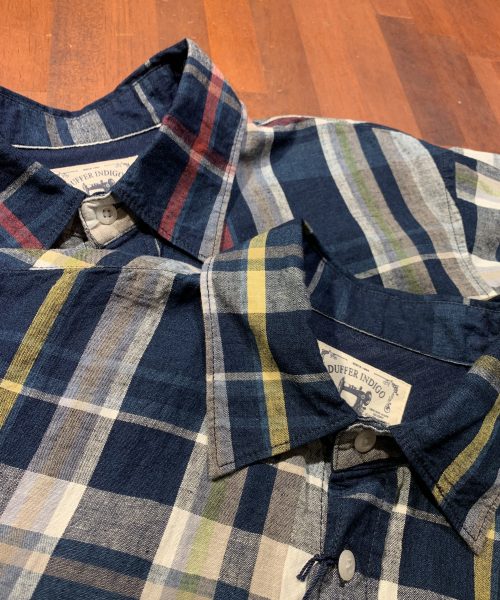 ＜INDIGO LABEL C/L CHECK SHIRT＞