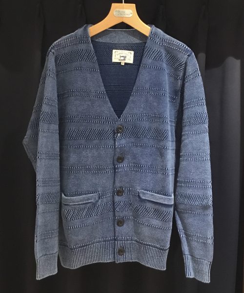 【INDIGO LABEL】MESH BORDER CARDIGAN