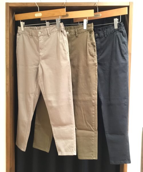 【GUM STRETCH】LINEN BLEND GUM SKINNY PANTS