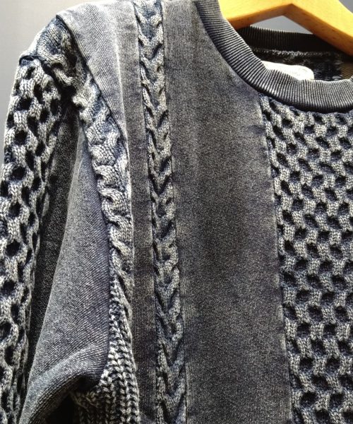 【INDIGO LABEL】SWITCHING KNIT