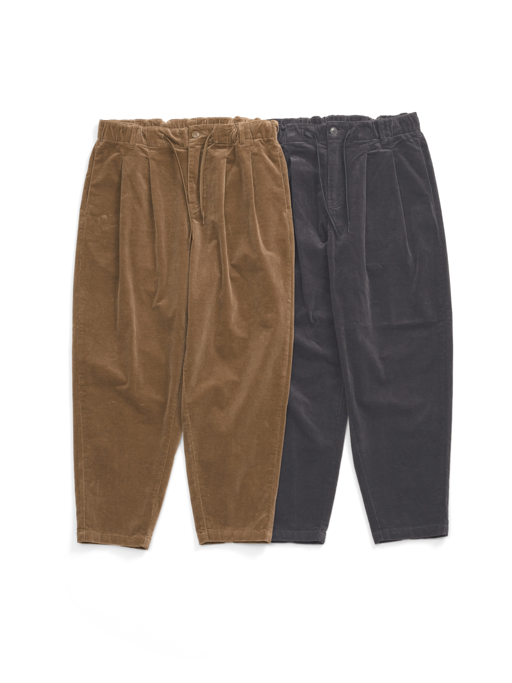 WIDE TAPERED TROUSERS 'CORDUROY'