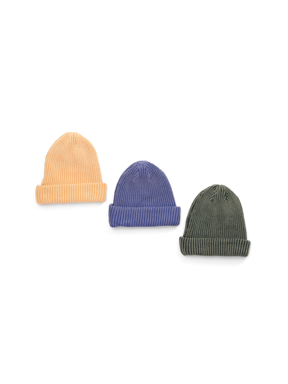 GARMENT DYE COTTON KNIT WATCH CAP