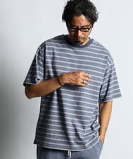 [INDIGO LABEL]： ボーダーTシャツ