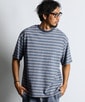 [INDIGO LABEL]： ボーダーTシャツ