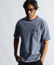 [INDIGO LABEL]： クルーネックTシャツ