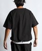 [360° THE CIRCLE STRETCH]：セットアップ シアサッカークルーTEE