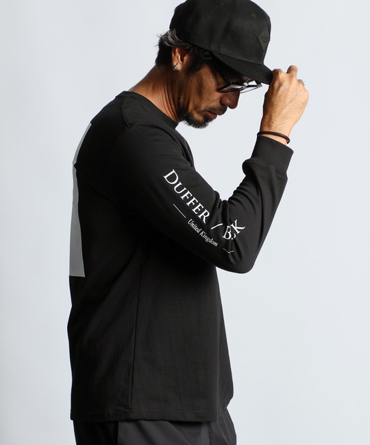 〔BLACK LABEL〕：速乾 マルチフェイス　ロングスリーブTシャツ